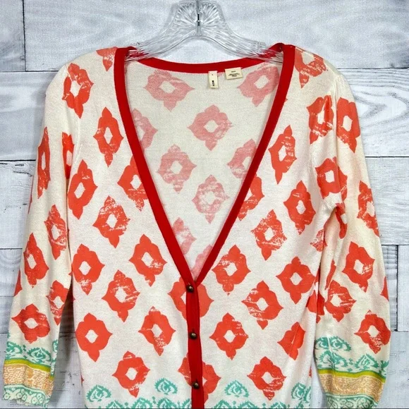 ❌SOLD❌Moth Patterned Cardigan Sweater - Picture 2 of 5